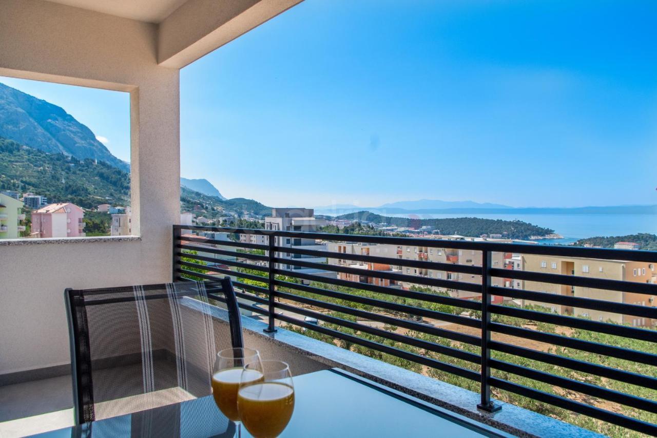 Luxury Sea View Apt Padi Via Mare Makarska Kültér fotó