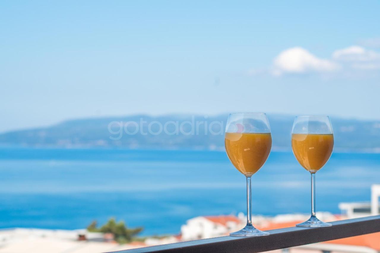 Luxury Sea View Apt Padi Via Mare Makarska Kültér fotó